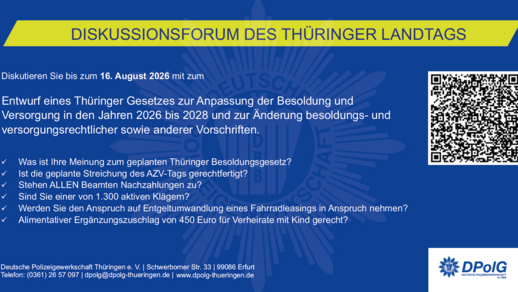 Diskussionsforum des Thüringer Landtages